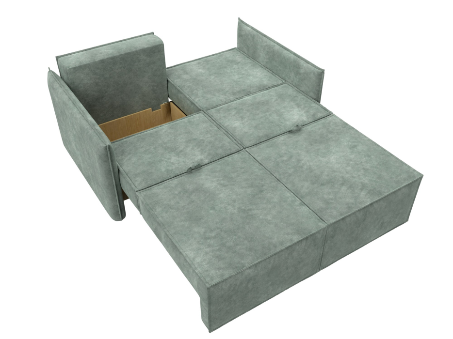 Диваны кровати со спальным местом, Диван прямой Либерти мини, велюр BRUT