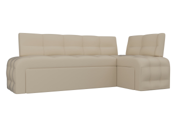 Кухонный угловой диван Люксор правый угол, экокожа