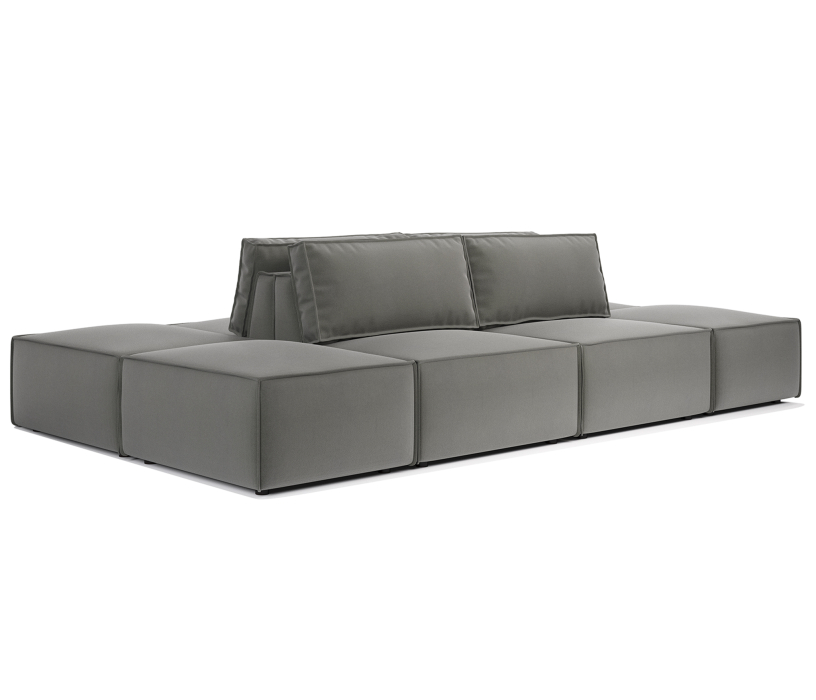 Диваны кровати со спальным местом, Диван модульный Шарм 25 327х95х70 см, велюр