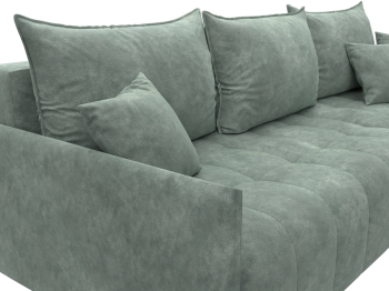 Диван угловой Лига-054 НПБ угол универсальный, велюр BRUT