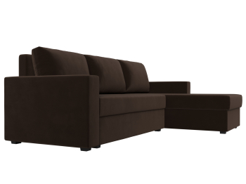 Угловой диван Траумберг Лайт правый угол, микровельвет