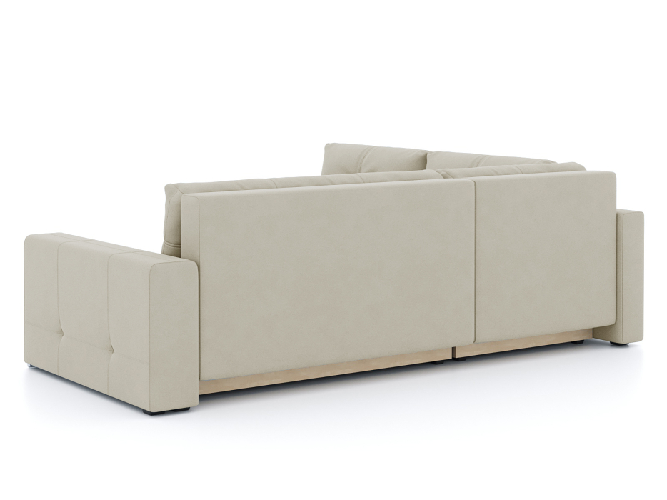 Диваны угловые в гостиную, Диван-кровать угловой Леос НПБ, велюр