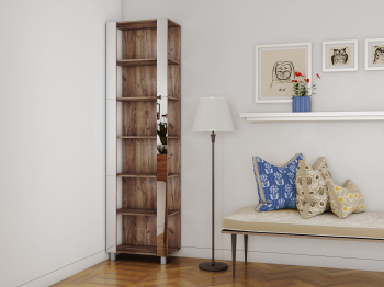 Стеллаж модульный Универсальный 35х44х220 Зеркало