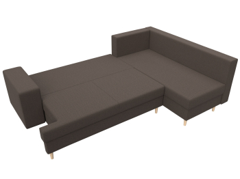 Диван угловой Сильвана правый угол, рогожка Амур