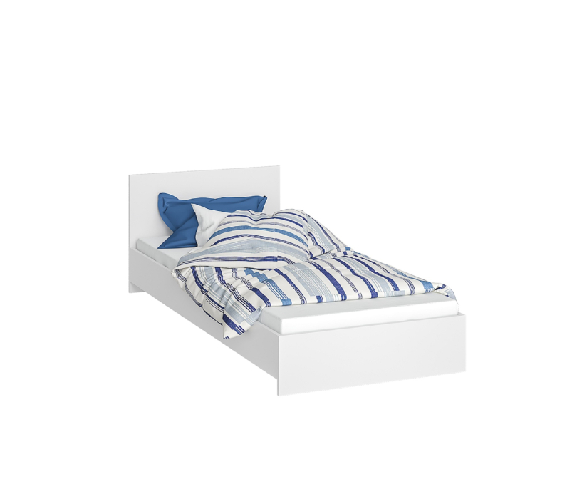 Кровати одноярусные, Кровать с основанием ДСП Ронда КР-080 80х200	