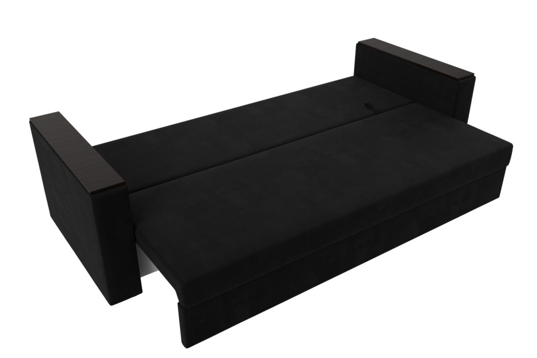 Диваны еврокнижки, Диван прямой Атланта без стола, микровельвет