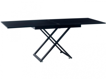 Стол-трансформер Cross  (глянец/ опоры черные)