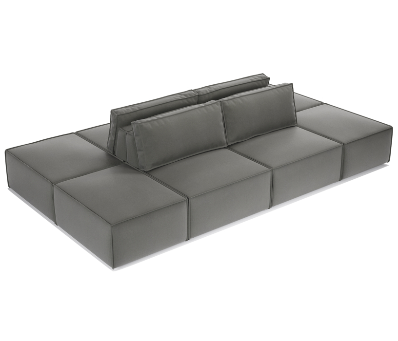 Диваны кровати со спальным местом, Диван модульный Шарм 25 327х95х70 см, велюр