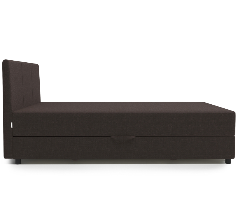 Мягкая кровать, Кровать тахта Классика 140 с подъемным механизмом, рогожка