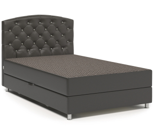 Кровать тахта Премиум Люкс 100 с подъемным механизмом, рогожка / экокожа