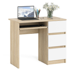 Стол компьютерный три ящика Мори МС-6 правый