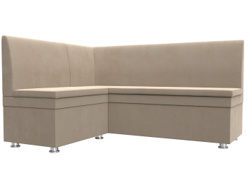 Диван кухонный угловой Уют левый угол, велюр