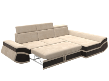 Диван угловой Лига-032 правый угол, велюр