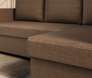Диван угловой Джессика 2 правый, рогожка
