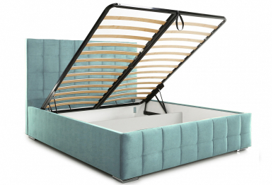 Кровать Пассаж 2 (140х200) с ПМ, Велюр