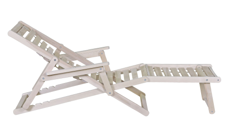 Шезлонг с подлокотниками