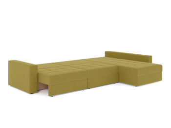 Диван-кровать угловой Брест 3 секции еврокнижка, велюр