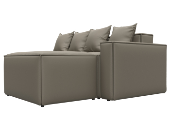 Диван угловой модульный Лига-063 угол правый, экокожа GRIFON