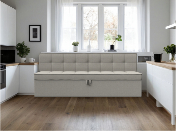 Диван кухонный прямой Техас, рогожка Амур