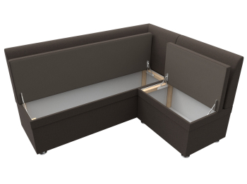 Диван кухонный угловой Уют правый угол, рогожка Амур