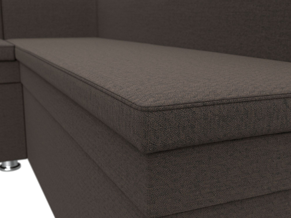 Кухонные уголки, Диван кухонный угловой Уют левый угол, рогожка Амур