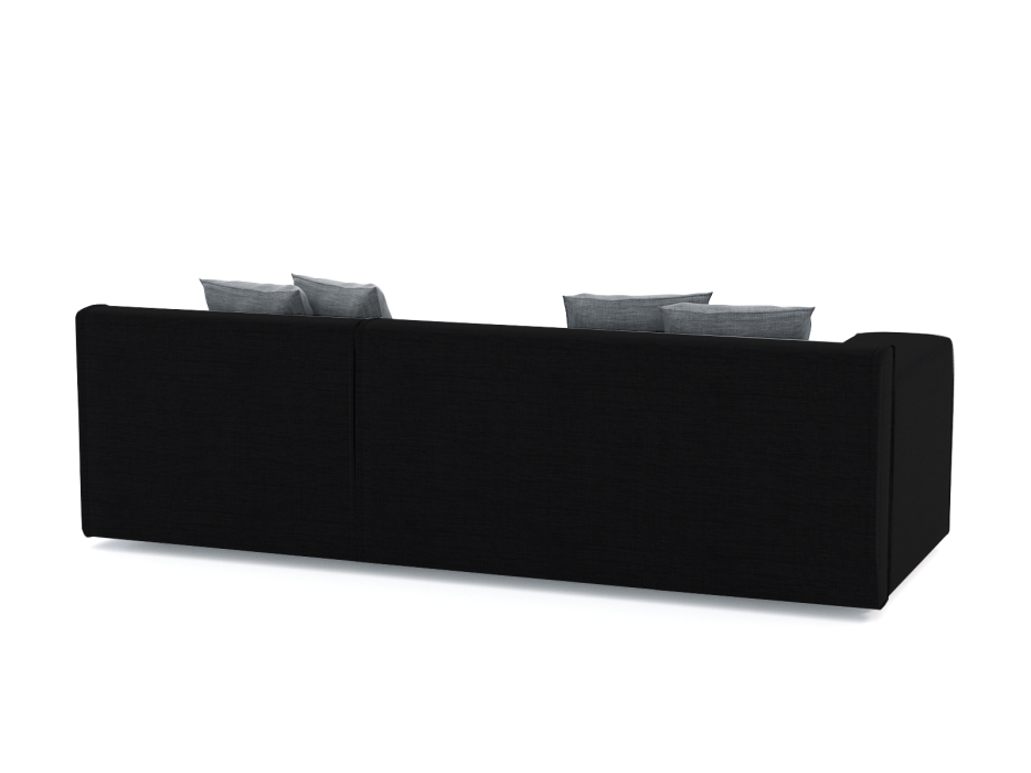 Диваны угловые в гостиную, Диван угловой Чикаго без механизма, рогожка