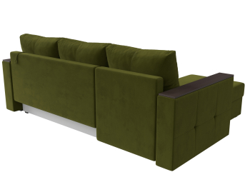 Угловой диван Валенсия Лайт левый угол, микровельвет