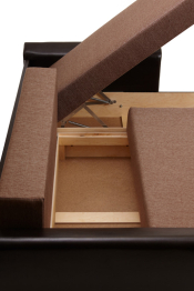 Диван угловой  Амстердам 160, рогожка /экокожа