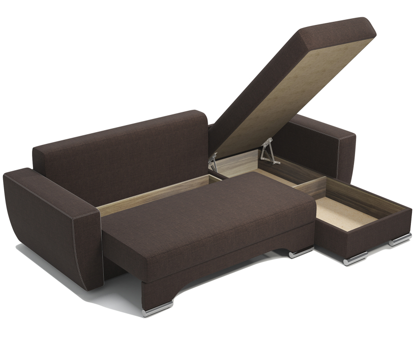 Диваны угловые в гостиную, Угловой диван ЕвроШаг правый