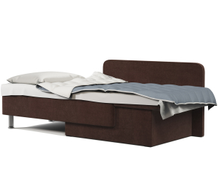 Кушетка Леон правый, велюр