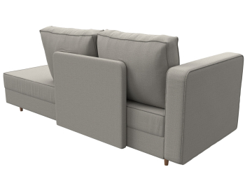 Кушетка Прайм левая, рогожка Амур