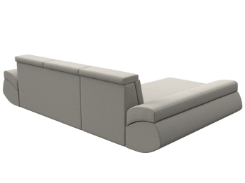 Диван угловой Лига-032 левый угол, рогожка Амур