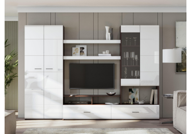 Гостиная Jimenez дуб венге / белый глянец