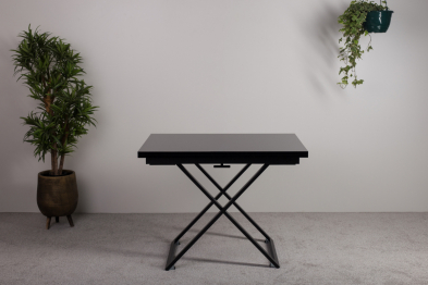 Стол-трансформер Compact (глянец/ опоры черные)