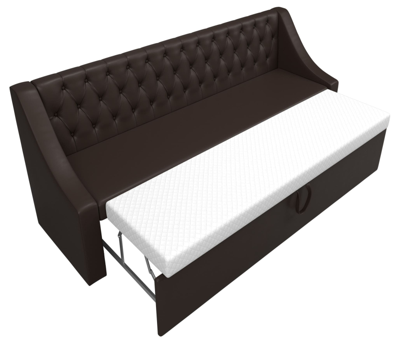 Диваны прямые кухонные, Диван прямой кухонный Мерлин, эко кожа