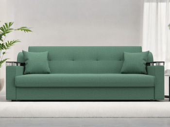 Прямой диван книжка Сенатор, рогожка Амур