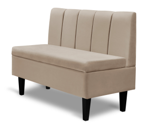 Диван прямой на ножках Лео 110, микровелюр