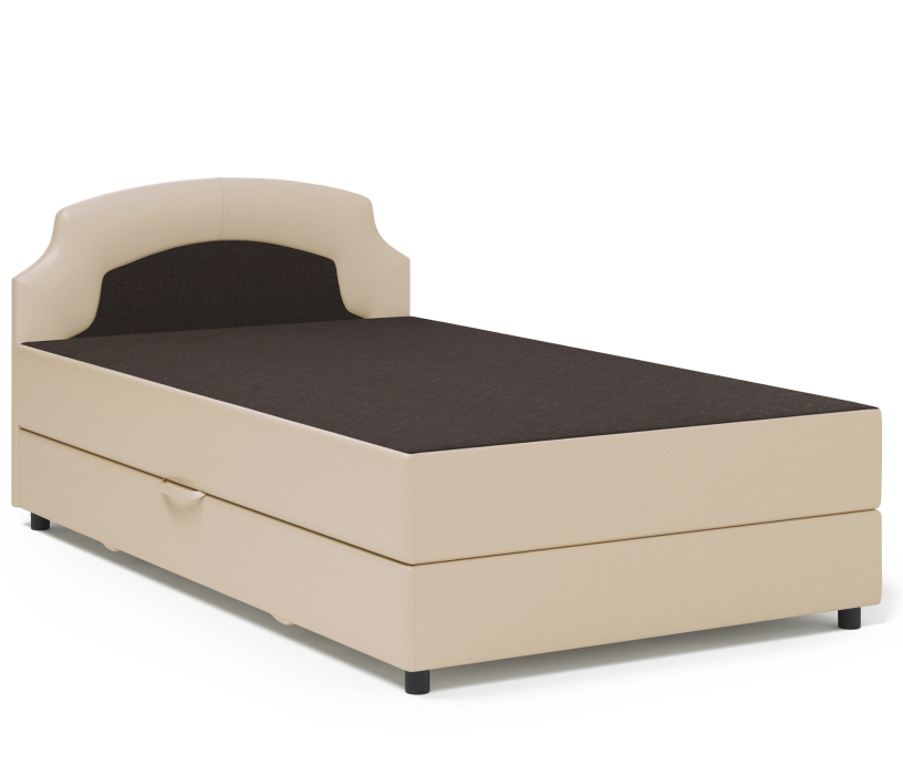 Кровати 90 см, Кровать тахта Шарм 90 с подъемным механизмом, рогожка/экокожа