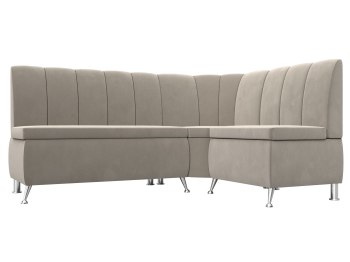 Диван кухонный угловой Кантри правый угол, микровельвет