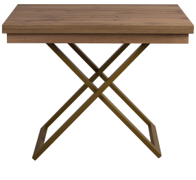 Стол трансформер Cross (золото)