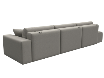 Диван прямой Лига-036 НПБ Модерн Лонг подлокотник справа, рогожка Амур