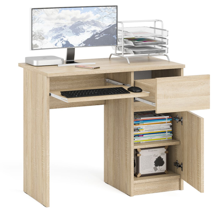 Детские столы, Стол компьютерный Мори МС-1 правый