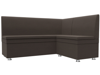 Диван кухонный угловой Уют правый угол, рогожка Амур