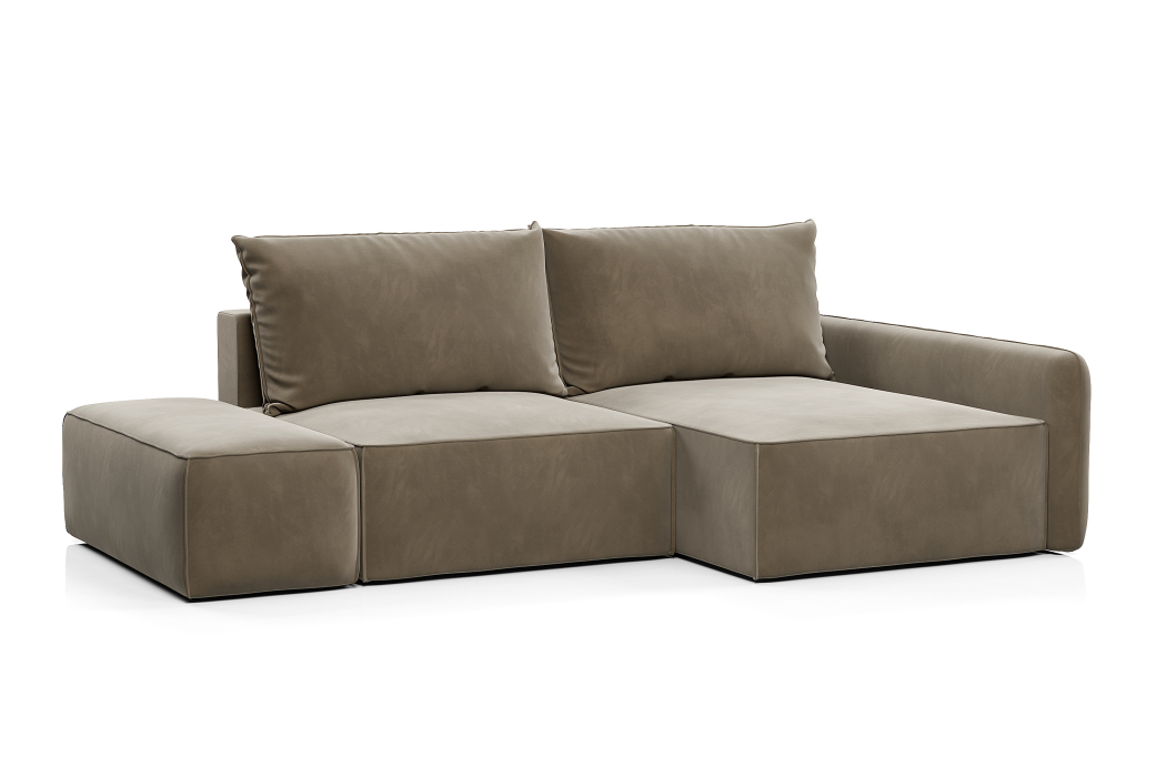 Диваны угловые в гостиную, Диван угловой ПОРТЛЕНД с банкеткой