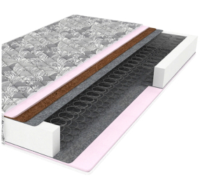 Мягкая кровать Selesta 1400 с ортопед.основанием с матрасом PROMO B COCOS