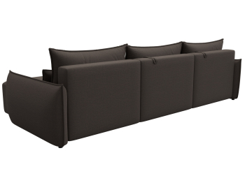 Диван угловой Лига-051 НПБ Лонг угол универсальный, рогожка Амур