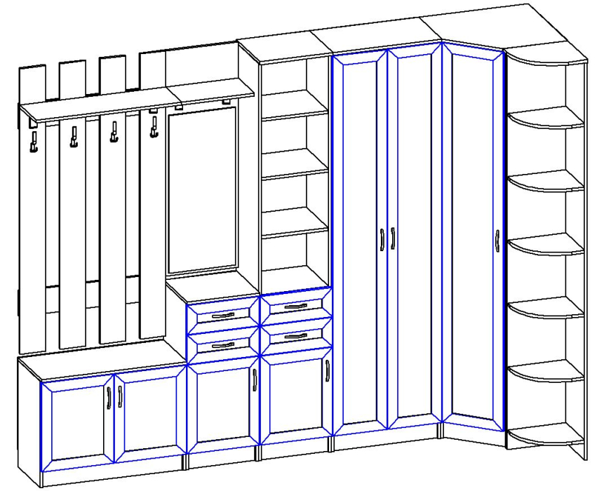 Угловые, Композиция ГОРИЗОНТ Р-14