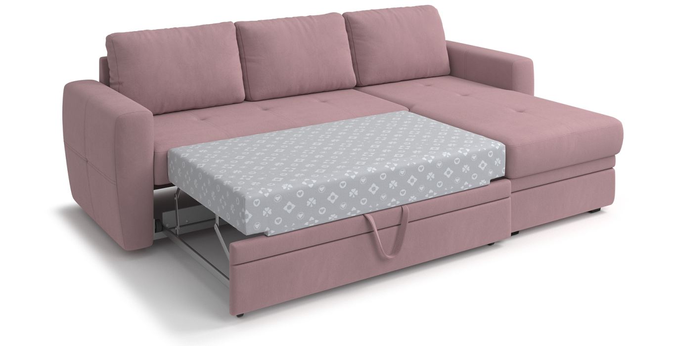 Диваны угловые в гостиную, Угловой диван-кровать Лакки