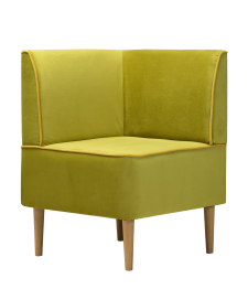 Кресло (модуль угловой) Лагуна, велюр