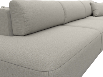 Диван угловой Лига-036 НПБ Модерн Лонг правый угол, рогожка Амур